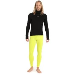 Icebreaker MerinoFine™ Colshirt Heren - Zwart -Icebreaker icebreaker mens merinofine long sleeve roll neck black 8 1263588