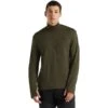 Icebreaker Original Half Zip Shirt Met Lange Mouwen Heren - Loden -Icebreaker icebreaker mens original half zip long sleeve shirt loden 2 1037565