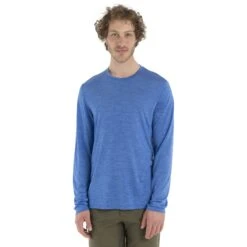 Icebreaker Sphere II Shirt Met Lange Mouwen Heren - Lazurite HTHR
