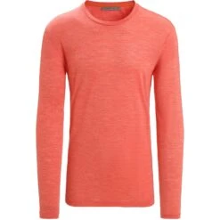 Icebreaker Sphere II Shirt Met Lange Mouwen Heren - Vibrant Earth Hthr -Icebreaker icebreaker mens sphere ii long sleeve tee vibrant earth hthr 1 1382134