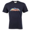 Icebreaker Tech Lite II 7 Mountain Tops T-Shirt Heren - Midnight Navy -Icebreaker icebreaker mens tech lite ii 7mountain tops short sleeve tee midnight navyjpg 1467396