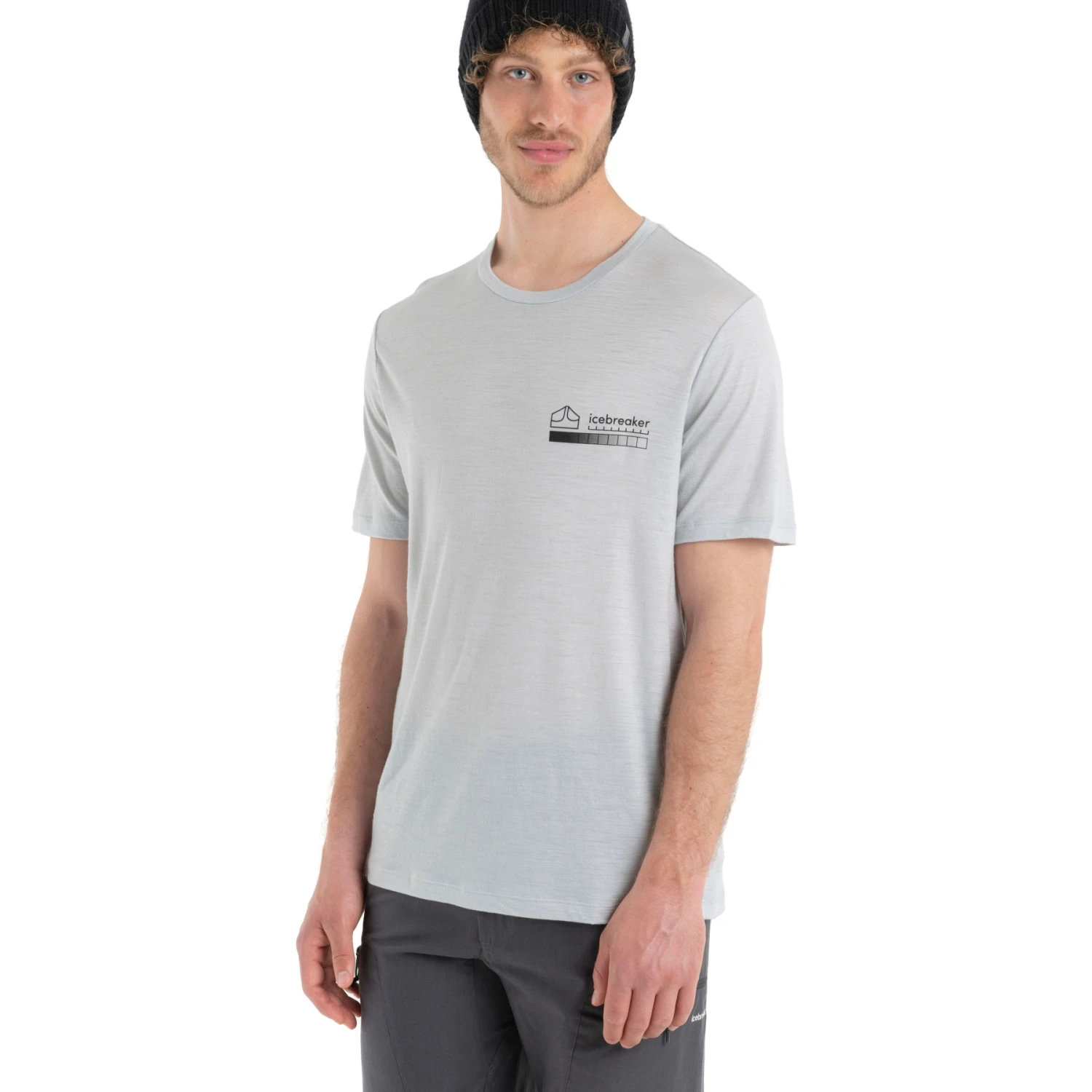 Icebreaker Tech Lite II Mountain Layers T-Shirt Heren - Ether 3 Icebreaker Tech Lite II Mountain Layers T-Shirt Heren - Ether