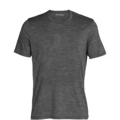 Icebreaker Tech Lite II T-Shirt Heren - Gritstone Hthr -Icebreaker icebreaker mens tech lite ii t shirt gritstone hthr 1 1037760