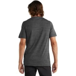 Icebreaker Tech Lite II T-Shirt Heren - Gritstone Hthr -Icebreaker icebreaker mens tech lite ii t shirt gritstone hthr 2 1458666