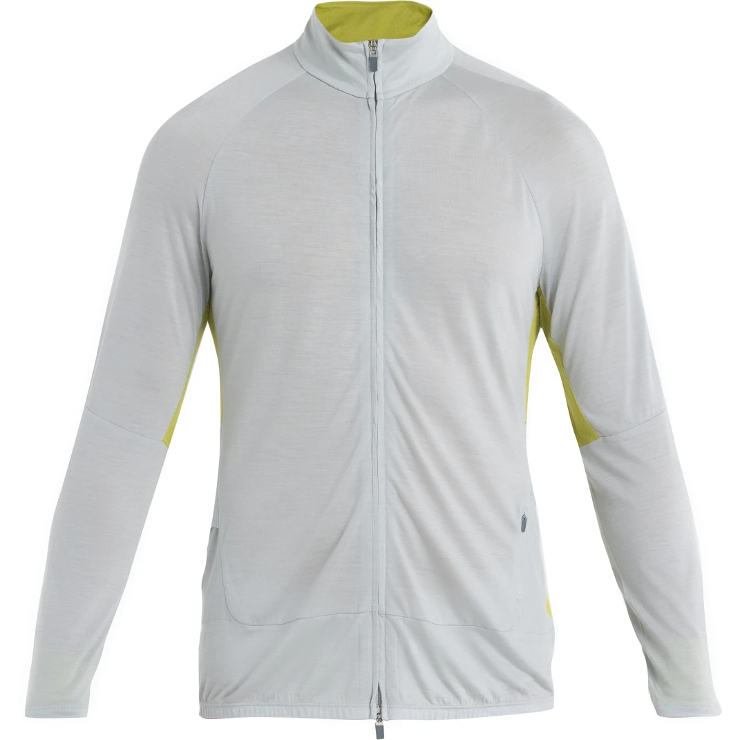 Icebreaker ZoneKnit™ Jas Heren - Ether/Bio Lime 5 Icebreaker ZoneKnit™ Jas Heren - Ether/Bio Lime - Afbeelding 3