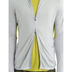 Icebreaker ZoneKnit™ Jas Heren - Ether/Bio Lime 19 Icebreaker ZoneKnit™ Jas Heren - Ether/Bio Lime -Icebreaker icebreaker mens zoneknit long sleeve zip jacket ether bio lime model 6 1499308