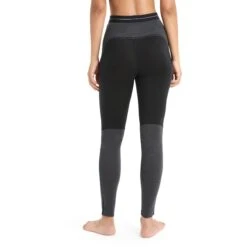 Icebreaker -Icebreaker icebreaker womens 125 zoneknit leggings black jet hthr 4 1385224