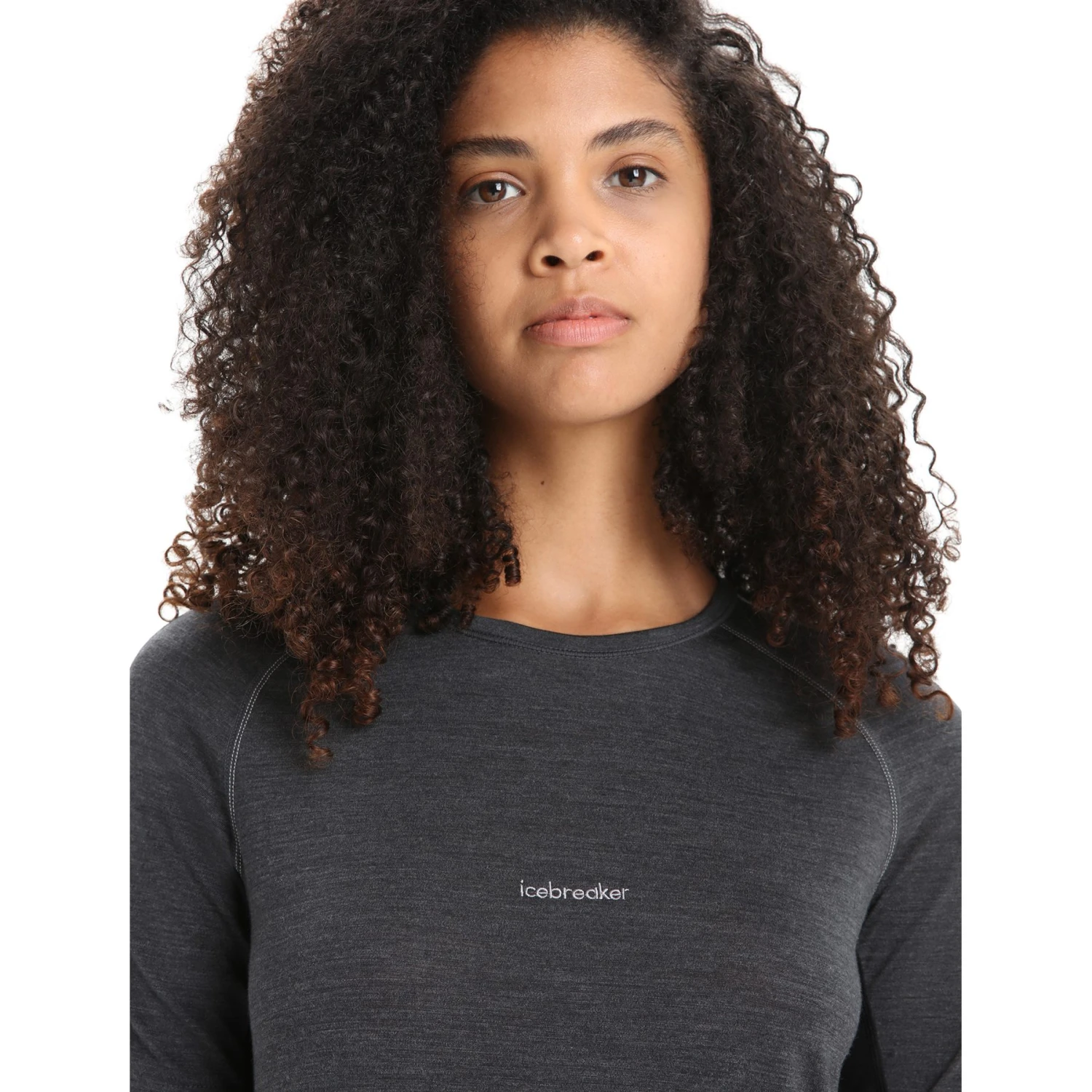 Icebreaker 125 ZoneKnit™ Crewe T-Shirt Dames - Jet Hthr/Black/Metro Hthr 8 Icebreaker 125 ZoneKnit™ Crewe T-Shirt Dames - Jet Hthr/Black/Metro Hthr - Afbeelding 6