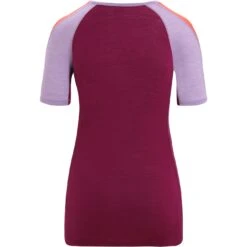 Icebreaker 125 ZoneKnit™ Crewe T-Shirt Dames - Purple Gaze/Go Berry -Icebreaker icebreaker womens 125 zoneknit short sleeve crewe purple gaze go berry 2 1385403