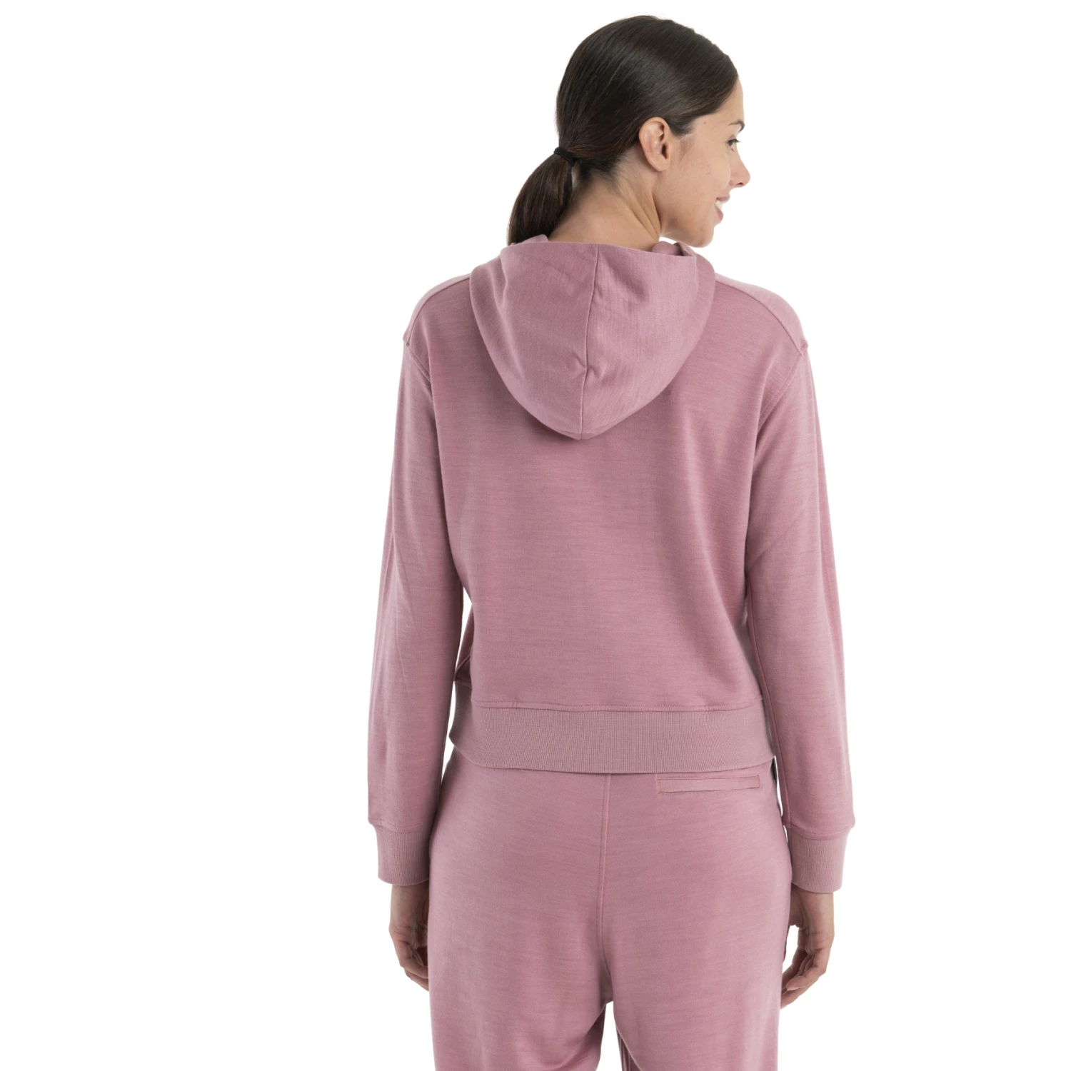 Icebreaker Crush II Hoodie Dames - Crystal 4 Icebreaker Crush II Hoodie Dames - Crystal - Afbeelding 2