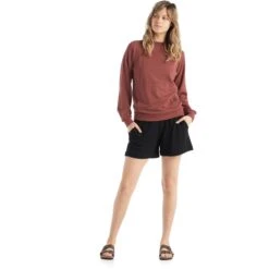 Icebreaker Crush Short Dames - Zwart -Icebreaker icebreaker womens crush shorts black 4 1146948