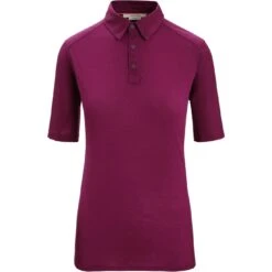 Icebreaker Hike Shirt Met Korte Mouwen Dames - Go Berry -Icebreaker icebreaker womens hike short sleeve top go berry 1 1384447