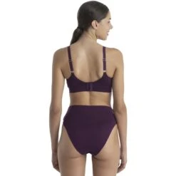 Icebreaker Queens High Cut Slip Dames - Nightshade 11 Icebreaker Queens High Cut Slip Dames - Nightshade -Icebreaker icebreaker womens queens clasp bra nightshade 3 1535785