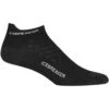 Icebreaker Run+ Ultralight Micro Sokken Dames - Zwart/Snow -Icebreaker icebreaker womens run plus ultralight micro socks black snow 1 1173602
