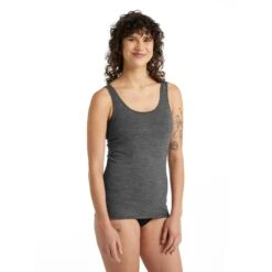 Icebreaker Siren Tanktop Dames - Gritstone Heather