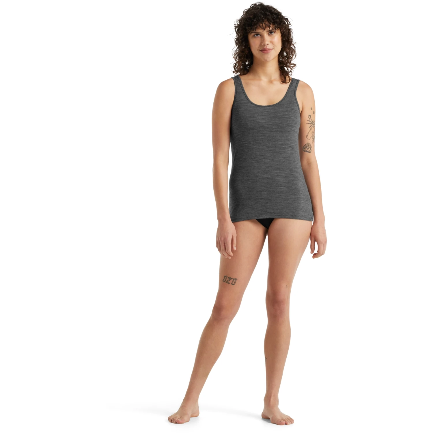 Icebreaker Siren Tanktop Dames - Gritstone Heather 7 Icebreaker Siren Tanktop Dames - Gritstone Heather - Afbeelding 5