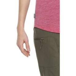 Icebreaker Sphere II T-Shirt Dames - Electron Pink HTHR -Icebreaker icebreaker womens sphere ii short sleeve tee electron pink hthr model 4 1498954