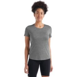 Icebreaker Sphere II T-Shirt Dames - Metro Heather