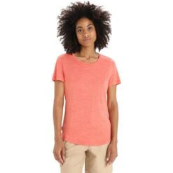 Icebreaker Sphere II T-Shirt Dames - Vibrant Earth Hthr