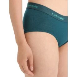 Icebreaker Sprite Hot Pants Slip Dames - Green Glory -Icebreaker icebreaker womens sprite hot pants green glory 5 1382186