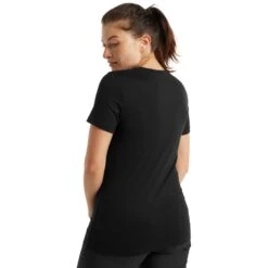 Icebreaker Tech Lite II T-Shirt Dames - Zwart -Icebreaker icebreaker womens tech lite ii t shirt black 5 1039462
