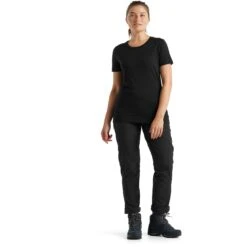 Icebreaker Tech Lite II T-Shirt Dames - Zwart -Icebreaker icebreaker womens tech lite ii t shirt black 6 1039463